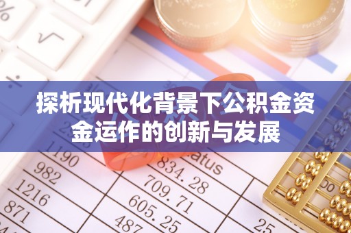 装修探析现代化背景下公积金资金运作的创新与发展