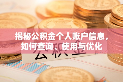 装修揭秘公积金个人账户信息，如何查询、使用与优化