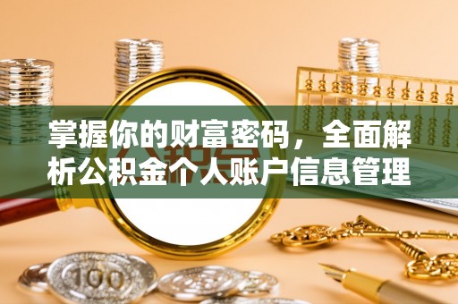装修掌握你的财富密码，全面解析公积金个人账户信息管理