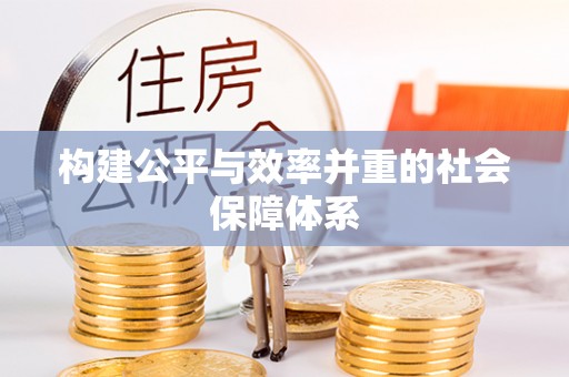 装修构建公平与效率并重的社会保障体系