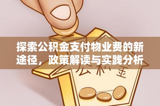 装修探索公积金支付物业费的新途径，政策解读与实践分析