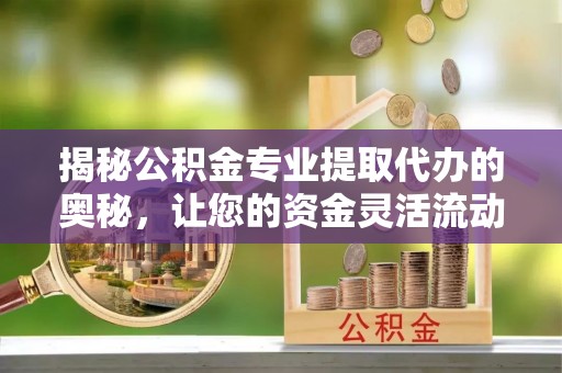 装修揭秘公积金专业提取代办的奥秘，让您的资金灵活流动