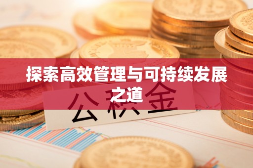 装修探索高效管理与可持续发展之道
